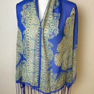 Vintage Scarf Wrap Fringe